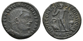 Licinius I, 308-324. Follis, Antioch 9th officina circa 321-323. Æ 18.6 mm, 3.33 g.
About VF