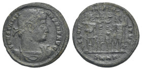 Constantinus I 'the Great', 306-337. Follis, Nicomedia 3rd officina 328-329. Æ 18.82 mm, 2.39 g. 
About VF