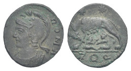 Constantinus I 'the Great', 306-337. City Commemorative Series. Follis, Rome circa 333-335. Æ 14.63 mm, 1.99 g. 
About VF

From a Swiss collection, fo...