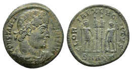 Constantinus I 'the Great', 306-337. Follis, Antioch circa 330-335. Æ 17.23 mm, 2.15 g. 
About VF