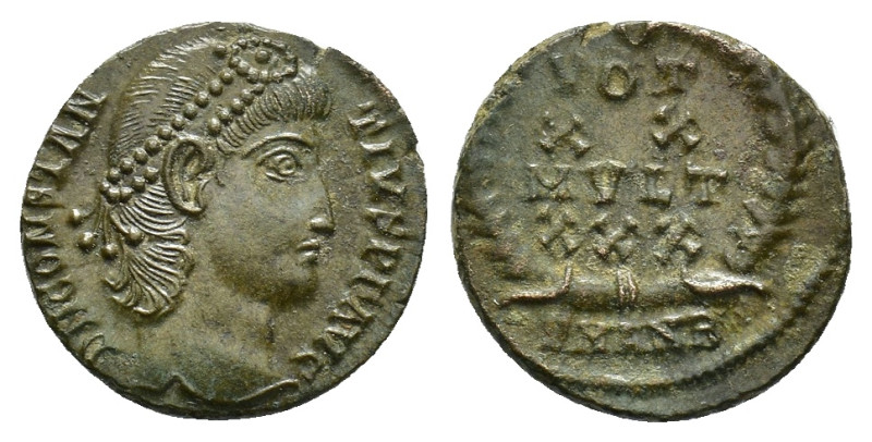 Constantius II, as Augustus, 337-361. Follis, Antioch 347-348. Æ 13.67 mm, 1.54 ...