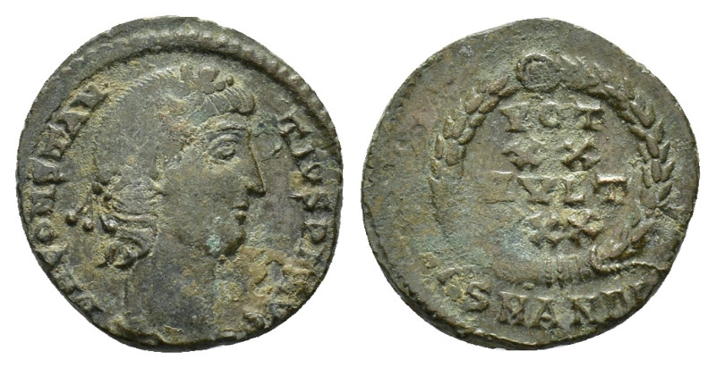 Constantius II, as Augustus, 337-361. Follis, Antioch 347-348. Æ 14.99 mm, 1.70 ...