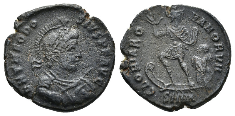 Theodosius I, 379-395. Centenionalis, Nicomedia circa 383-386. Æ 22.02 mm, 4.32 ...