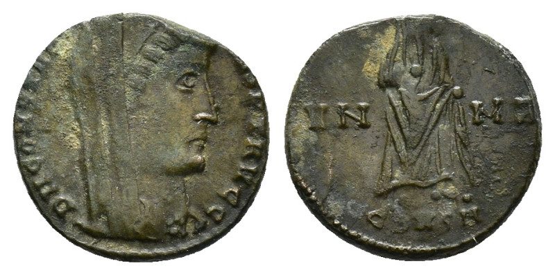 Divus Constantinus I, died 337. Follis, Constantinople 1st officina circa 347-34...