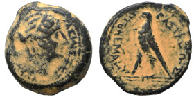 PTOLEMAIC KINGS of EGYPT. Berenike II, circa 244/3-221 BC. Ae (bronze, 7.69 g, 21 mm), uncertain mint on the Levantine Coast. [BEPENIKHΣ] BAΣIΛIΣΣHΣ D...
