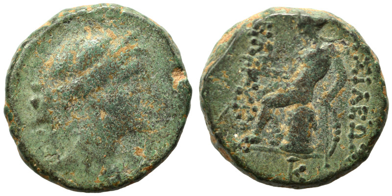 SELEUKID KINGS of SYRIA. Seleukos III Soter (Keraunos), 226-223 BC. Ae (bronze, ...