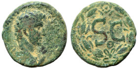 SYRIA. Seleucis and Pieria. Antioch. Marcus Aurelius, as Caesar, 139-161. Ae (bronze, 8.81 g, 21 mm). ΑΥΡΗΛΙΟϹ ΚΑΙ(Ϲ) ϹΕ(ΒΑ) ΕΥϹΕ(Β) ΥΙΟϹ ΥΠΑ(Τ) Laure...