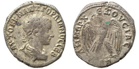 SYRIA, Seleucis and Pieria. Antioch. Gordian III, 238-244. Tetradrachm (billon, 10.89 g, 25 mm). AYTOK K M ANT ΓOPΔIANOC CЄB Laureate, draped and cuir...