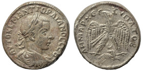 SYRIA, Seleucis and Pieria. Antioch. Gordian III, 238-244. Tetradrachm (billon, 12.56 g, 26 mm). AYTOK K M ANT ΓOPΔIANOC CЄB Laureate, draped and cuir...