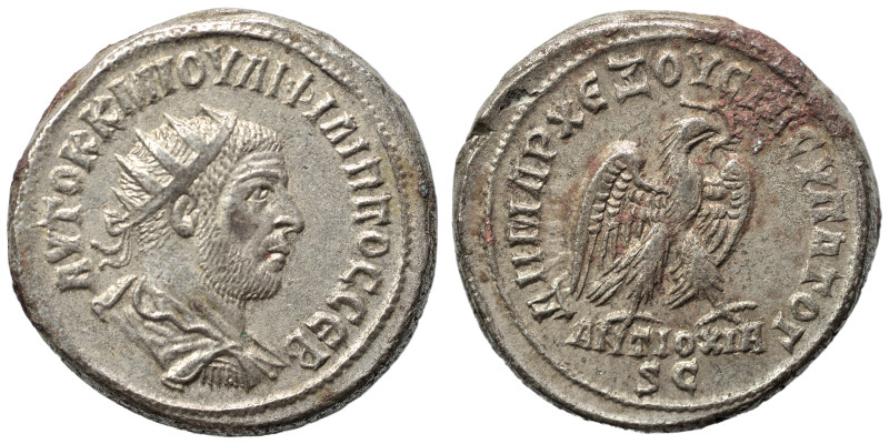 SYRIA, Seleucis and Pieria. Antioch. Philip I, 244-249. Tetradrachm (billon, 14....