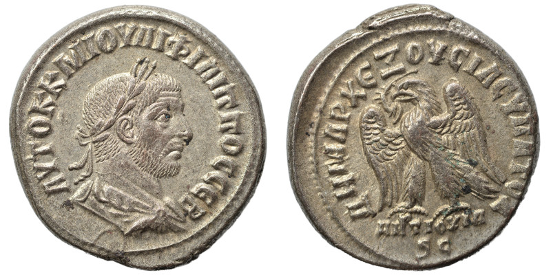 SYRIA, Seleucis and Pieria. Antioch. Philip I, 244-249. Tetradrachm (billon, 11....