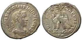 SYRIA, Seleucis and Pieria. Antioch. Philip II, 247-249. Tetradrachm (billon, 11.85 g, 28 mm). Laureate, draped and cuirassed bust right. Rev. ΔΗΜΑΡΧ ...