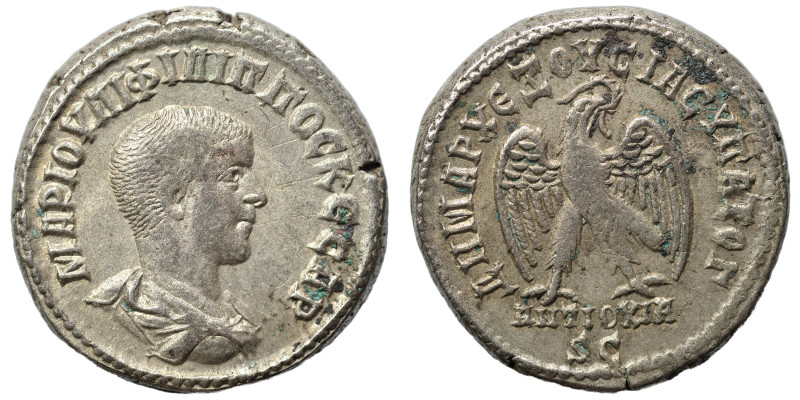 SYRIA, Seleucis and Pieria. Antioch. Philip II, 247-249. Tetradrachm (billon, 13...