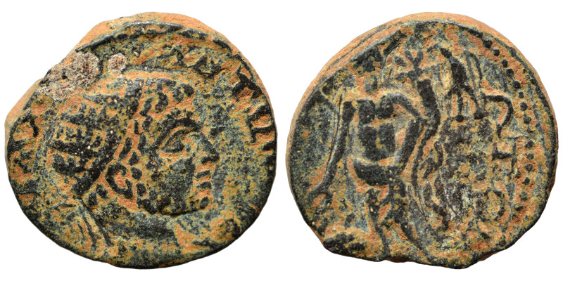 SYRIA. Seleucis and Pieria, Raphanea. Elagabalus, 218-222. Ae (bronze, 6.37 g, 2...