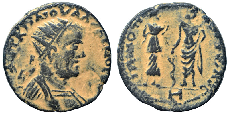 CILICIA. Irenopolis-Neronias. Valerian I, 253-260. Ae (bronze, 16.54 g, 28 mm). ...