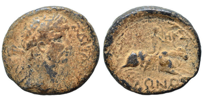 PHOENICIA. Sidon. Hadrian, 117-138. Ae (bronze, 9.10 g, 23 mm). AYTO TΡAI KAI AΔ...