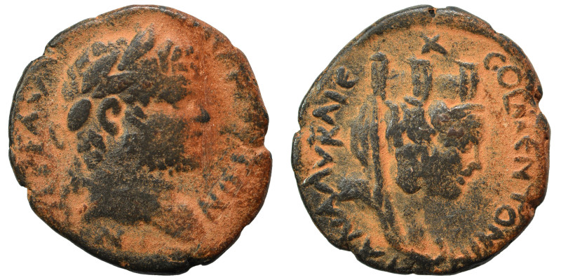MESOPOTAMIA. Edessa. Caracalla, 198-217. Ae (bronze, 4.27 g, 20 mm). Laureate he...