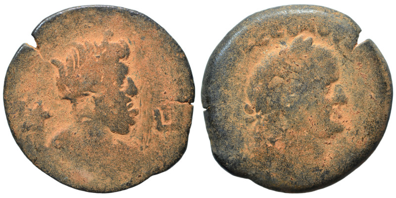 EGYPT. Alexandria. Vespasian, 69-79. Hemidrachm (bronze, 12.55 g, 29 mm). ΑΥΤΟΚ ...