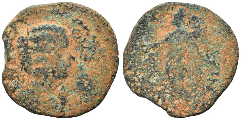 Peloponnesos (?). Uncertain city. Julia Domna, 193-217. Assarion (bronze, 3.36 g...