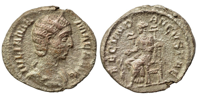 Julia Mamaea, 222-235. Denarius (silver, 2.93 g, 19 mm), Rome. IVLIA MAMAEA AVG ...