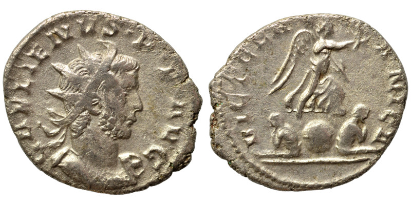 Gallienus, 253-268. Antoninianus (bronze, 3.62 g, 22 mm), Lugdunum (Lyons). GALL...