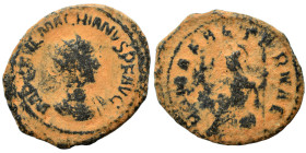 Macrianus, usurper, 260-261. Antoninianus (billon, 3.68 g, 22 mm), Samosata. IMP C FVL MACRIANVS P F AVG Radiate and cuirassed bust of Macrianus to ri...