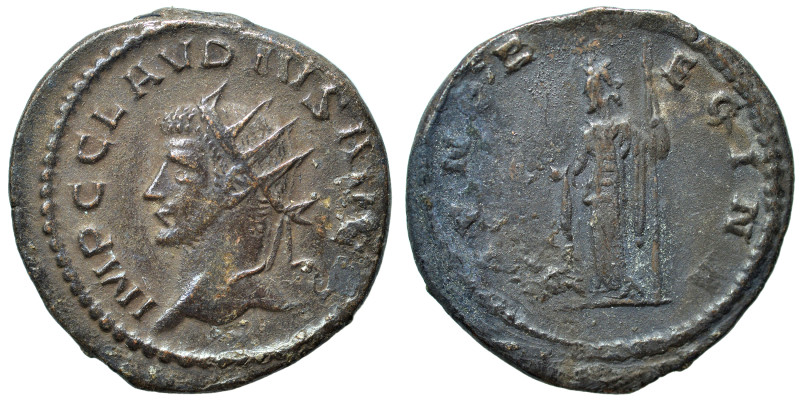 Claudius II Gothicus, 268-270. Antoninianus (bronze, 3.71 g, 20 mm), Antioch. IM...