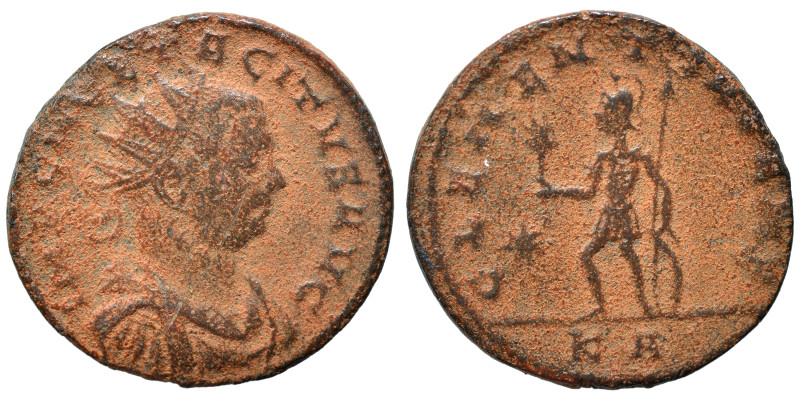 Tacitus, 275-276. Antoninianus (bronze, ), Tripolis. IMP C M CL TACITVS AVG Radi...