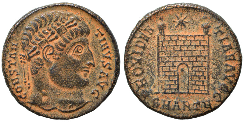 Constantine I, 307/310-337. Follis (bronze, 3.54 g, 19 mm), Antioch. CONSTANTINV...