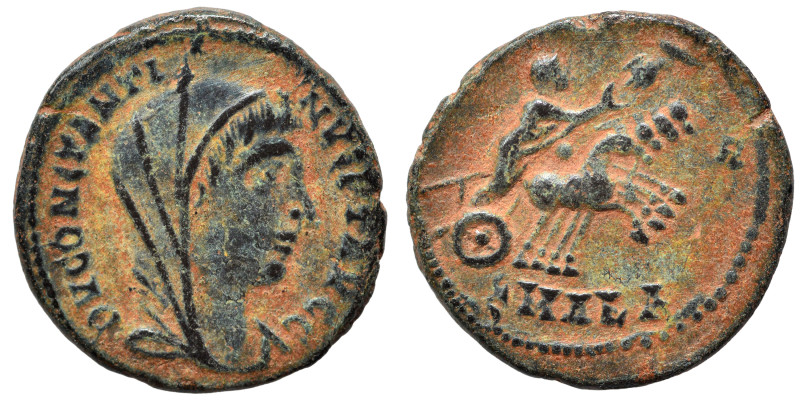 Divus Constantine I, died 337. Follis (bronze, 2.04 g, 16 mm), Alexandria. DV CO...