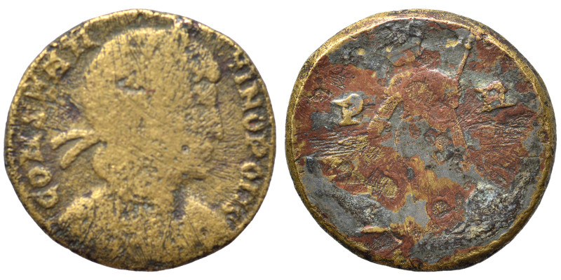 Commemorative, struck under Constantius II. Rome, 348. Follis (bronze, 1.62 g, 1...