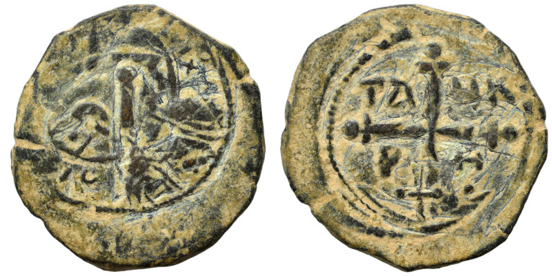 CRUSADERS. Principality of Antioch. Tancred, regent, 1101-1112. Follis (bronze, ...