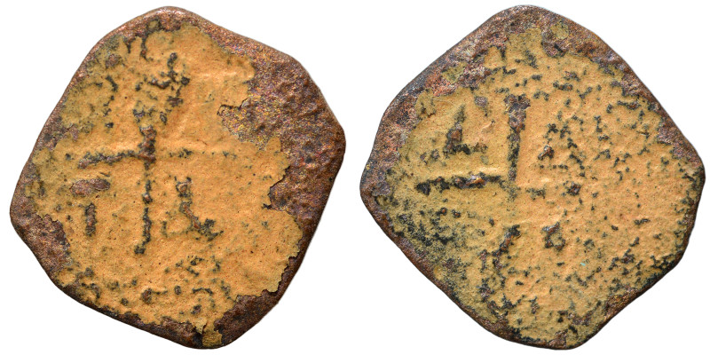 CRUSADERS. Principality of Antioch. Anonymous. Follis (bronze, 0.77 g, 16 mm), c...