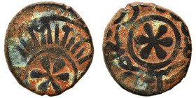 Mamluks. Fals (bronze, 3.26 g, 18 mm). Nearly very fine.