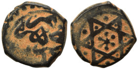 Mamluks. Fals (bronze, 3.01 g, 15 mm). Nearly very fine.