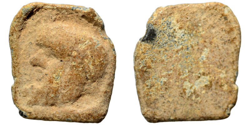 Greek-Roman. Seal (lead, 2.53 g, 16 mm). Nearly very fine.