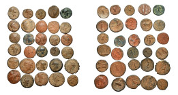 Group lot of 30 Ancient coins, mostly Greek, some repatinated. G - VF. As seen, no return