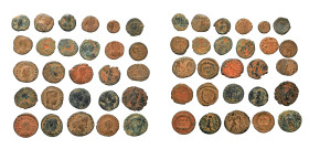 Group lot of 27 Ancient coins, mostly Roman Imperial, some repatinated. F - VF. As seen, no return