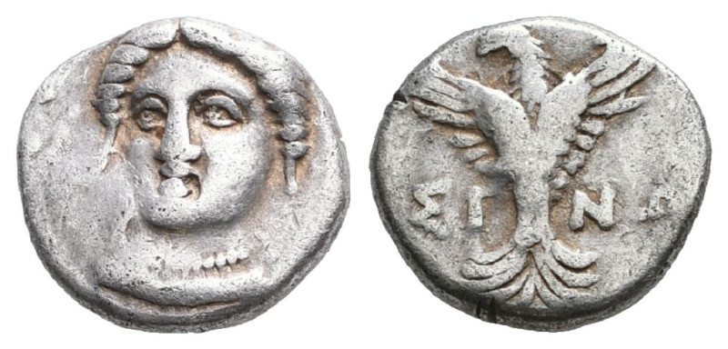 Sinope AR Trihemiobol
Sinope , Paphlagonia. AR Trihemiobol , c. 330-300 BC.
Obv....