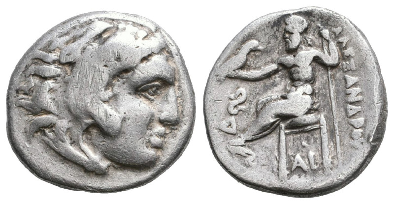 Greek
Kingdom of Macedon, Philip III Arrhidaios AR Drachm. Struck under Leonnato...