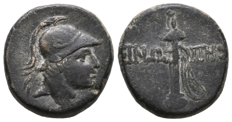 Greek
Paphlagonia. Sinope circa 100-85 BC.
Bronze Æ

Weight: 6,2 gr
Diameter: 19...