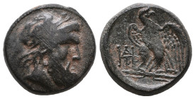 Greek
Bithynia. Dia circa 120-63 BC.
Bronze Æ

Weight: 6 gr
Diameter: 18,2 mm