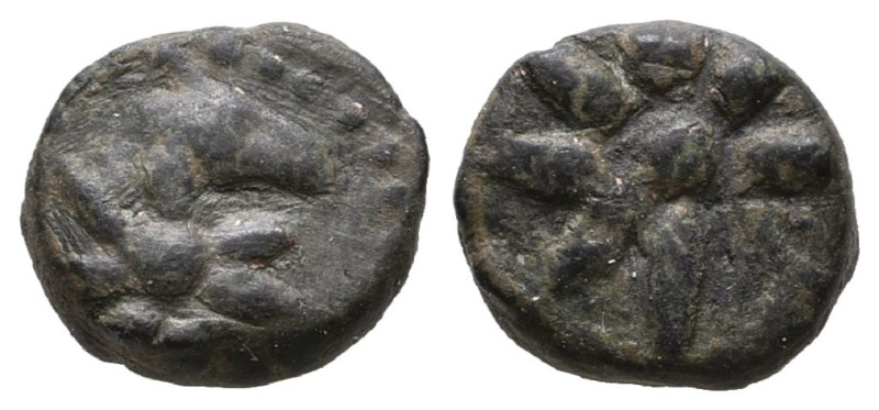 Greek
PONTOS. Uncertain. (Circa 130-100 BC.)
AE Bronze 
Head of horse to right, ...
