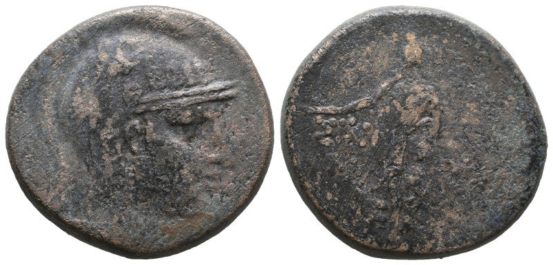 Greek Coins
PONTUS.Amisos.Time of Mithradates VI.Circa 120-63 BC.AE Bronze. Helm...