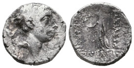 Greek
Kings of Cappadocia. Uncertain mint. Ariobarzanes III Eusebes Philoromaios (52-42 BC) AR Drachm Kings of Cappadocia. Uncertain mint. Ariobarzane...