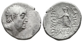 Greek
Kings of Cappadocia, Ariobarzanes I Philoromaios (96-63 BC), AR drachm (Silver) Mint B? (Eusebeia under Mt Kings of Cappadocia, Ariobarzanes I P...
