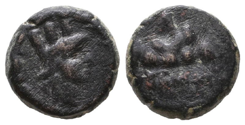 Greek Coins Bronze AE.

Weight: 2,8 gr
Diameter: 12,8 mm