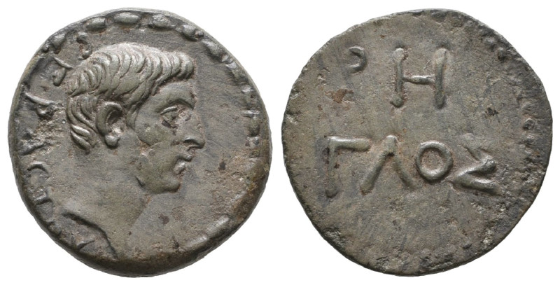 Roman Provincial Coins
CILICIA or SYRIA, Uncertain. Augustus. 27 BC-AD 14. Æ . ...