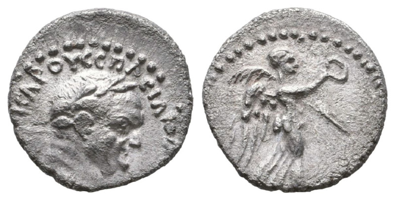 CAPPADOCIA, Caesaraea-Eusebia. Vespasian, 69-79. Hemidrachm (Silver). AYTOKP KAI...