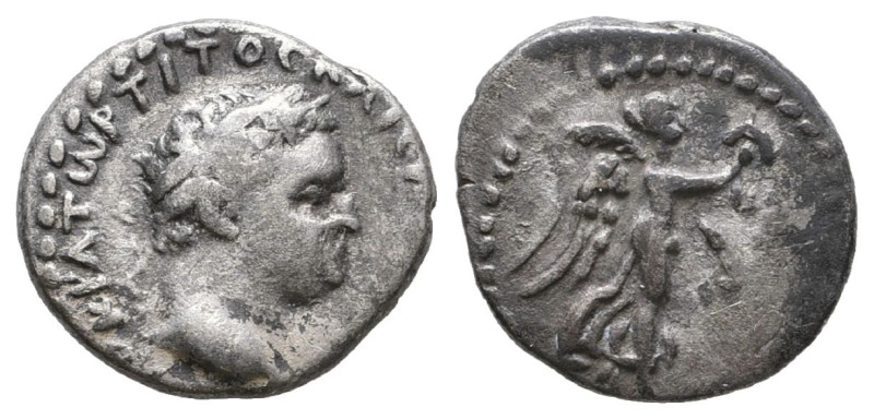 CAPPADOCIA. Caesarea. Titus (79-81). Hemidrachm.
Obv: AYTOKPATWP TITOC KAICAP CE...